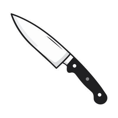 Craft Knife Chunky Front SVG cut file