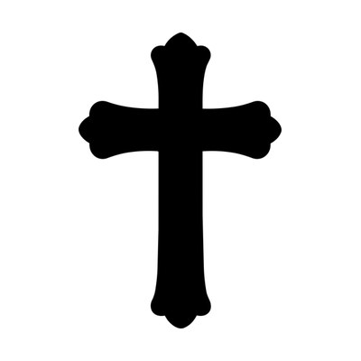 Cross Stencil Side SVG cut file
