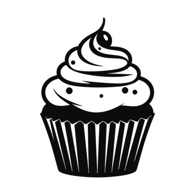 Cupcake Single SVG cut file