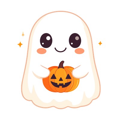 Cute Ghost SVG cut file