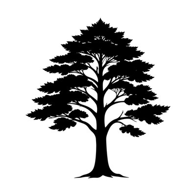 Cypress Tree SVG cut file