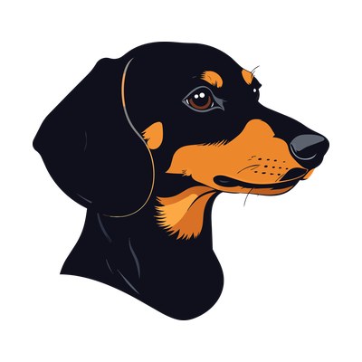 Dachshund Silhouette SVG cut file