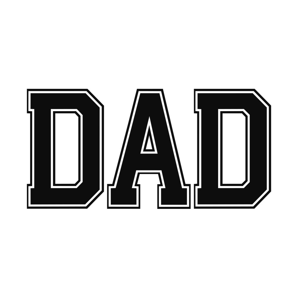 Dad SVG cut file – SVG, PNG, DXF