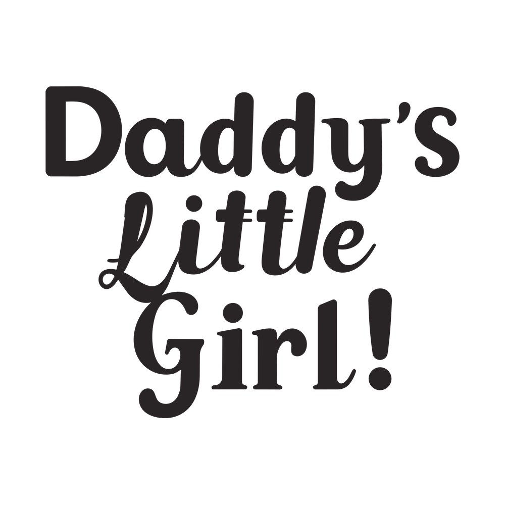 Daddy's Little Girl SVG cut file – SVG, PNG, DXF