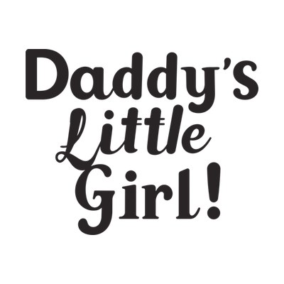 Daddy's Little Girl SVG cut file