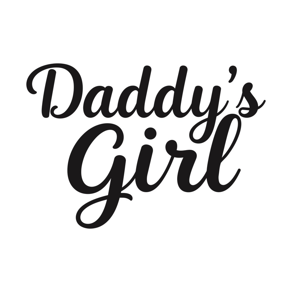 Daddys Girl SVG cut file – SVG, PNG, DXF