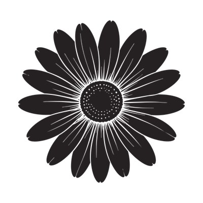 Daisy Line SVG cut file
