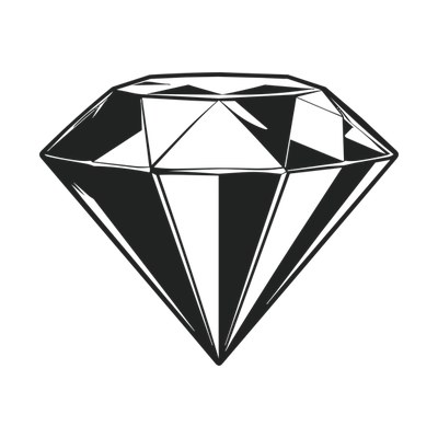 Diamond Shape Retro SVG cut file