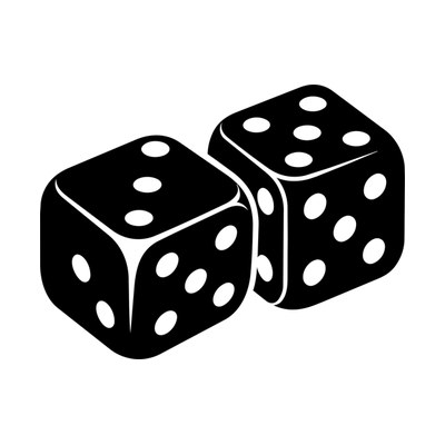 Dice Pair SVG cut file