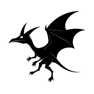 Dinosaur Pterodactyl SVG cut file