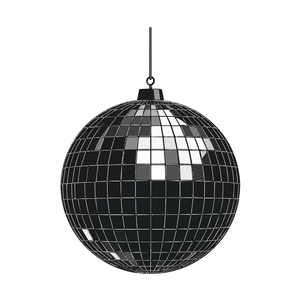 Disco Ball – original artwork without the sticker border