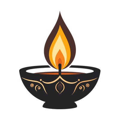 Diya Lamp SVG cut file