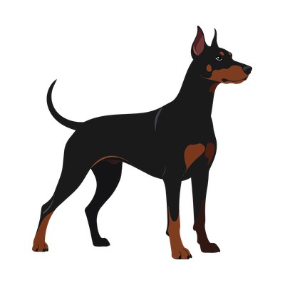 Doberman SVG cut file