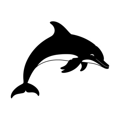 Dolphin SVG cut file