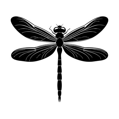 Dragonfly Simple SVG cut file