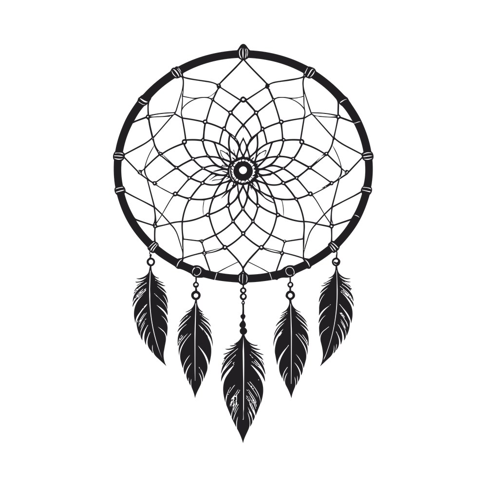 Dreamcatcher Mandala SVG cut file – SVG, PNG, DXF