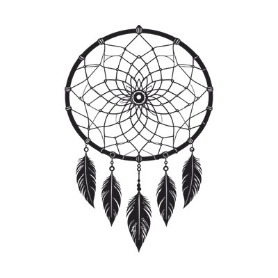 Dreamcatcher Mandala SVG cut file