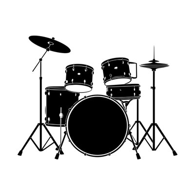 Drum Set SVG cut file