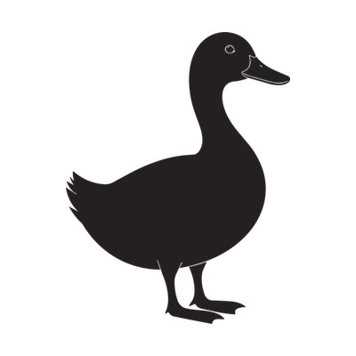 Duck SVG cut file
