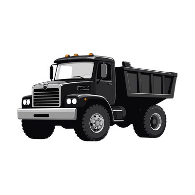 Dump Truck Chunky SVG cut file