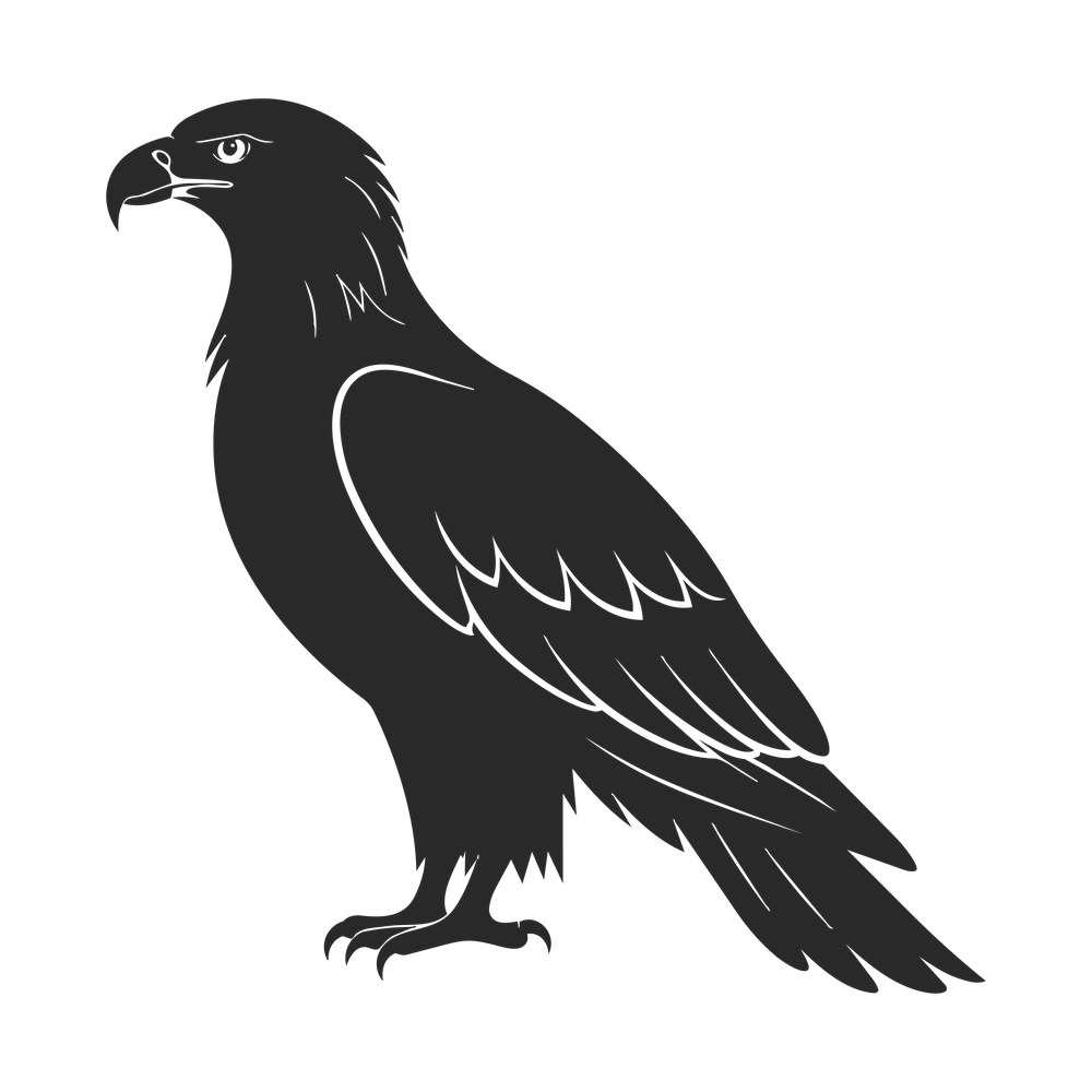 Eagle SVG cut file – SVG, PNG, DXF