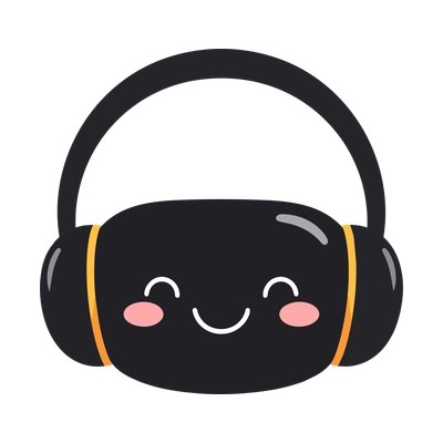 Earmuffs Cartoon Side SVG cut file