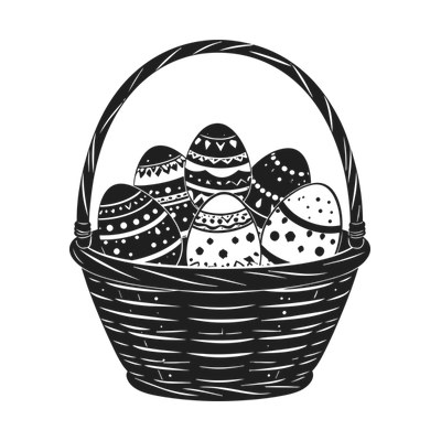 Easter Basket SVG cut file