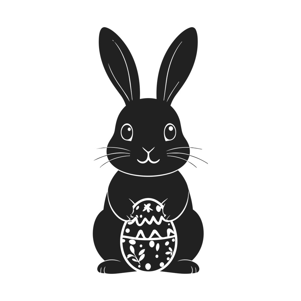 Easter Bunny SVG cut file – SVG, PNG, DXF