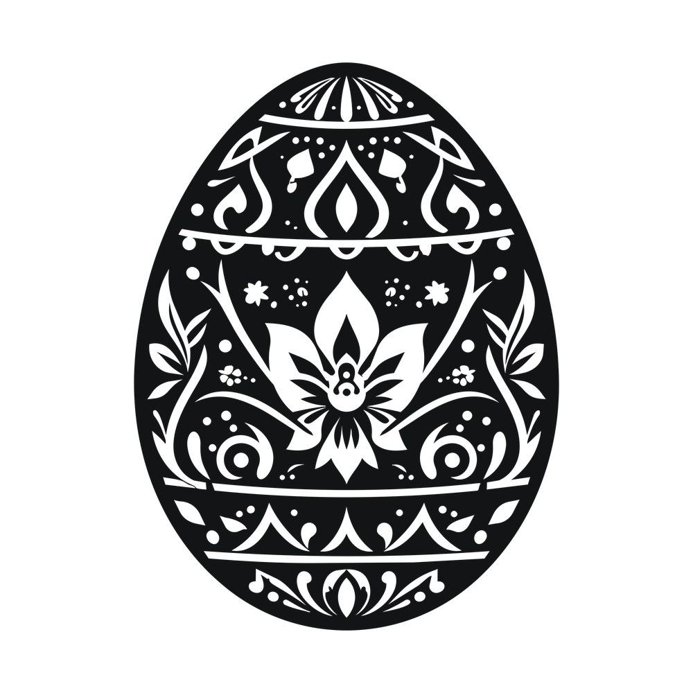 Easter Egg SVG cut file – SVG, PNG, DXF