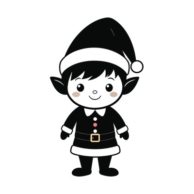 Elf SVG cut file