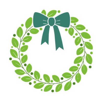 Eucalyptus Wreath SVG cut file