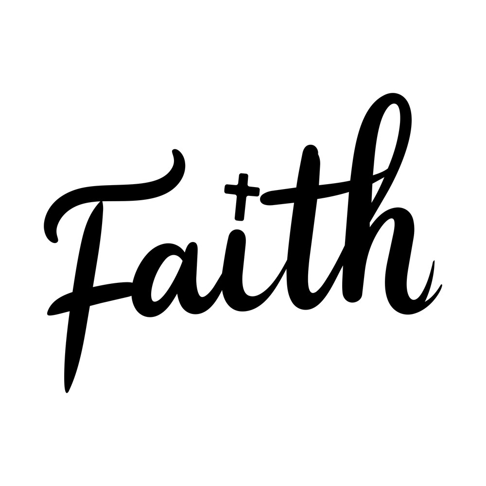 Faith SVG cut file – SVG, PNG, DXF