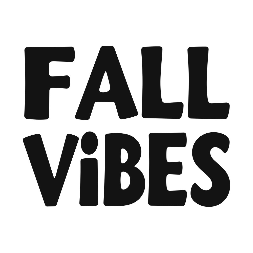 Fall Vibes SVG cut file – SVG, PNG, DXF