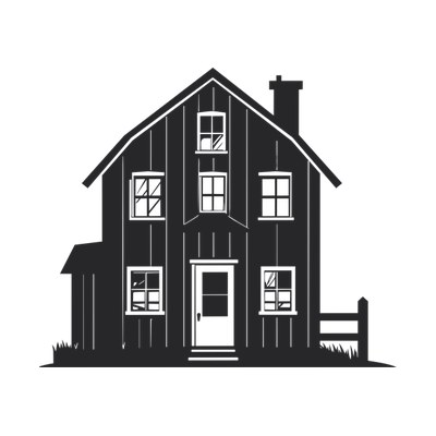 Farmhouse SVG cut file