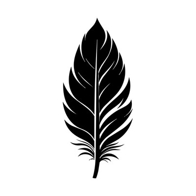 Feather Single SVG cut file