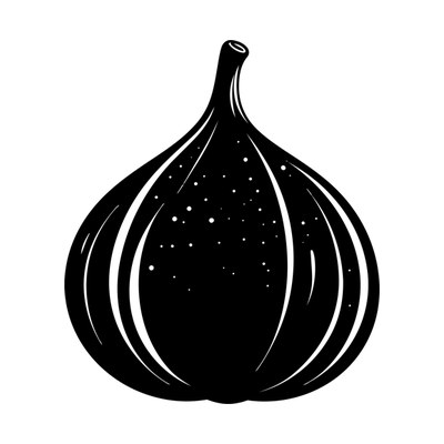 Fig Minimal Front SVG cut file
