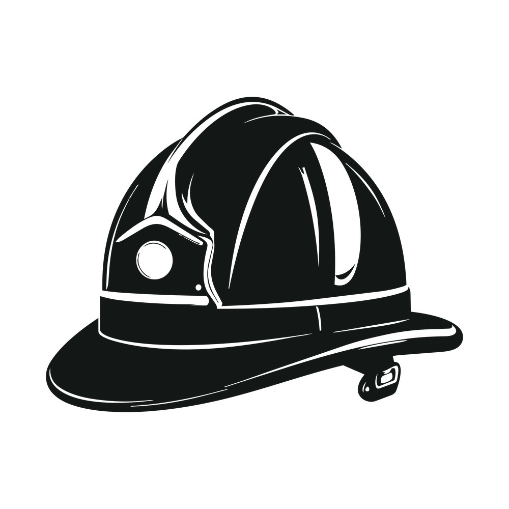 Firefighter Helmet SVG cut file – SVG, PNG, DXF