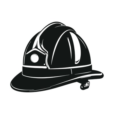 Firefighter Helmet SVG cut file