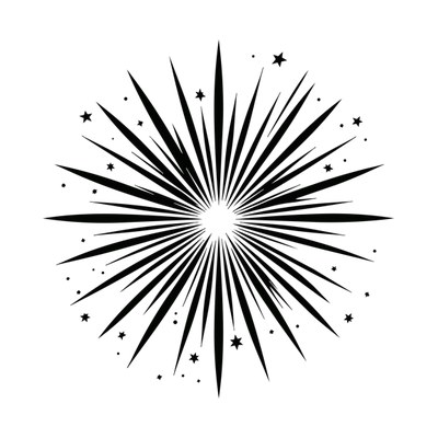 Firework SVG cut file