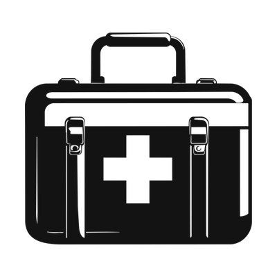 First Aid Kit Geometric Side SVG cut file