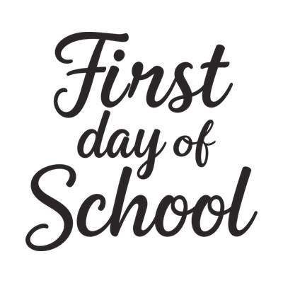 First Day Of School SVG cut file
