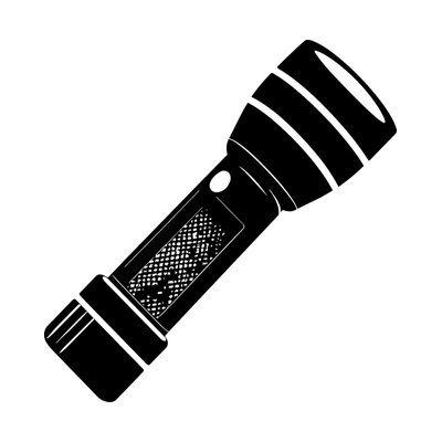 Flashlight SVG cut file