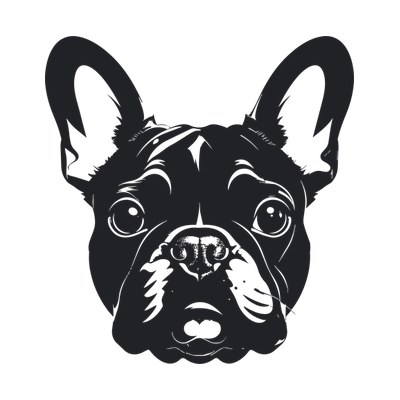 French Bulldog Silhouette SVG cut file