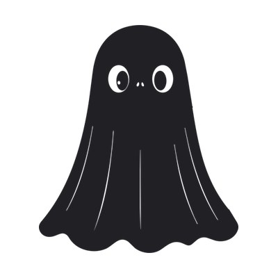 Ghost Chunky SVG cut file