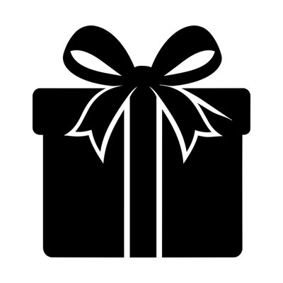 Gift With Ribbon Flaticon SVG cut file