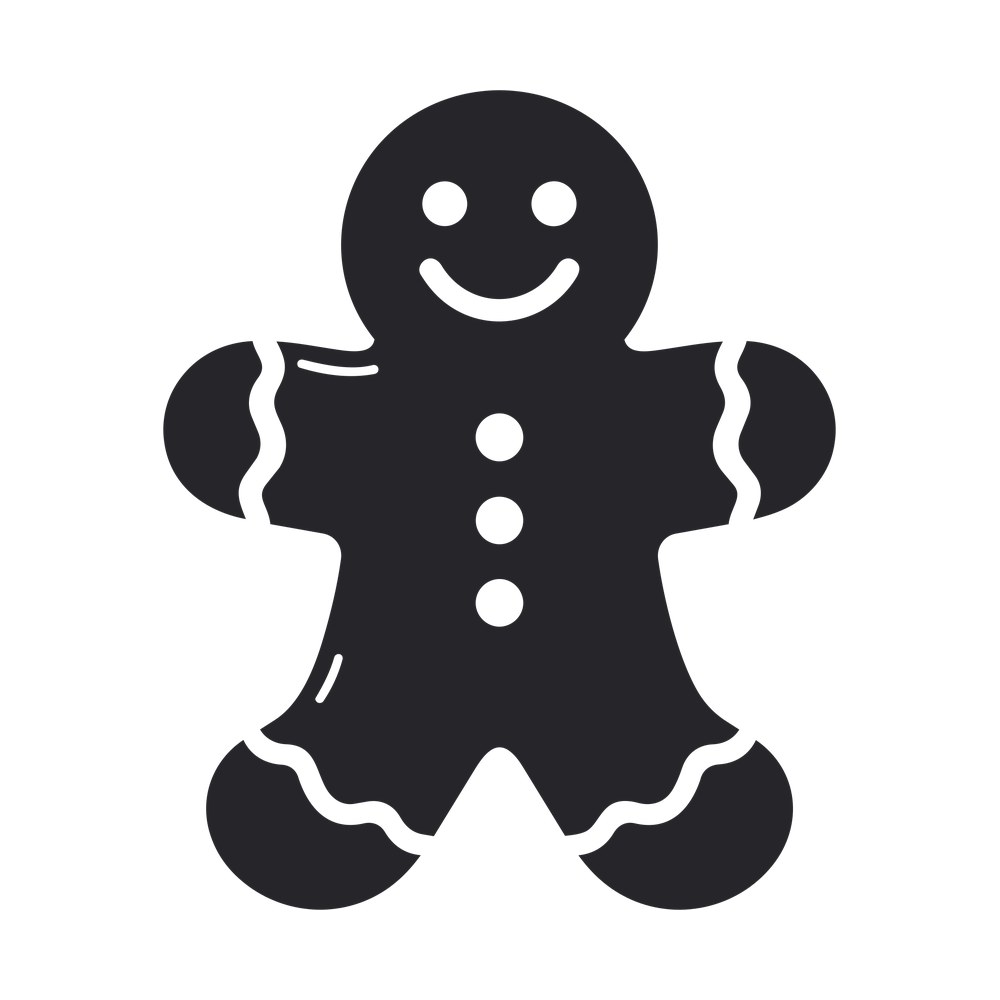 Gingerbread Man SVG cut file – SVG, PNG, DXF
