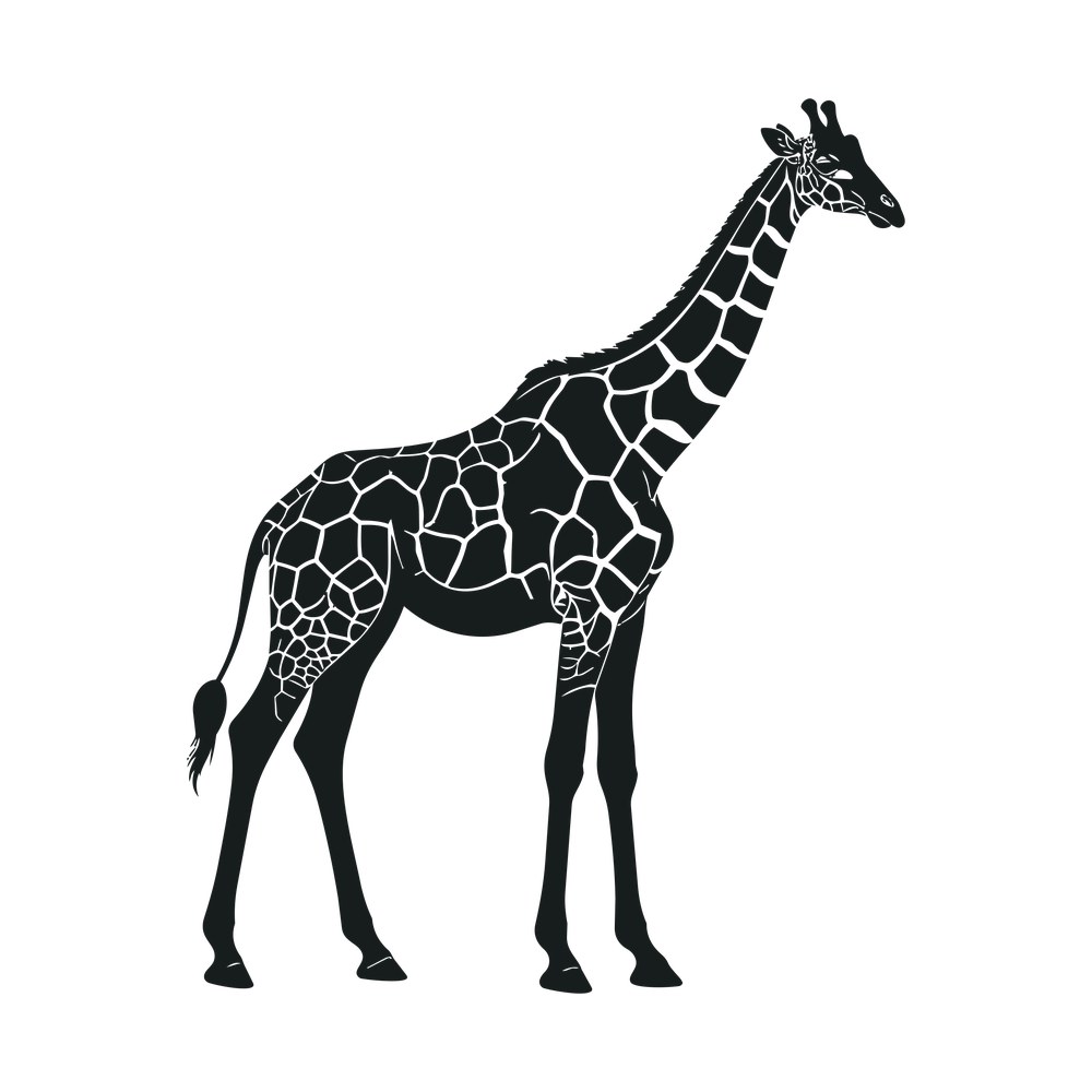 Giraffe SVG cut file – SVG, PNG, DXF