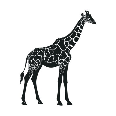 Giraffe SVG cut file