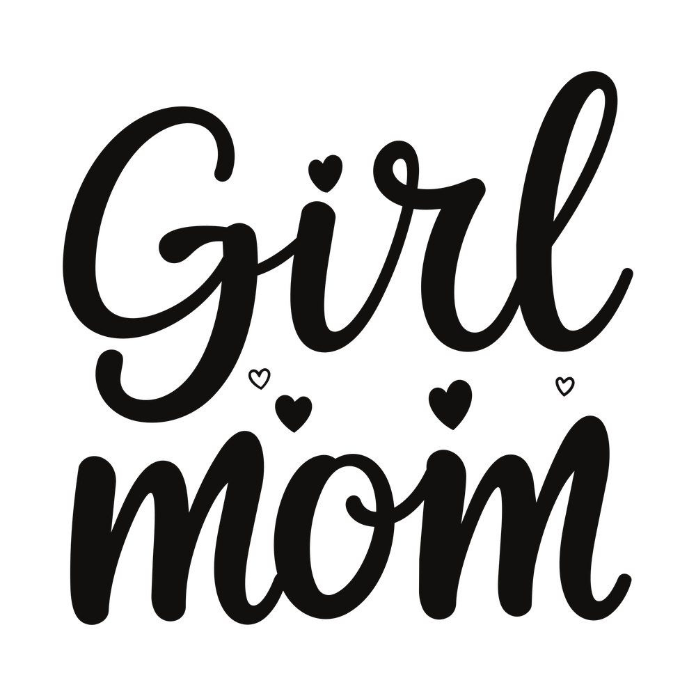 Girl Mom SVG cut file – SVG, PNG, DXF