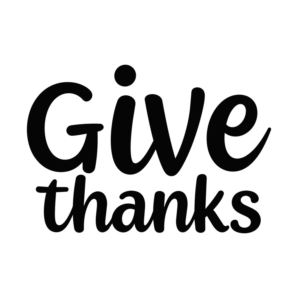 Give Thanks SVG cut file – SVG, PNG, DXF